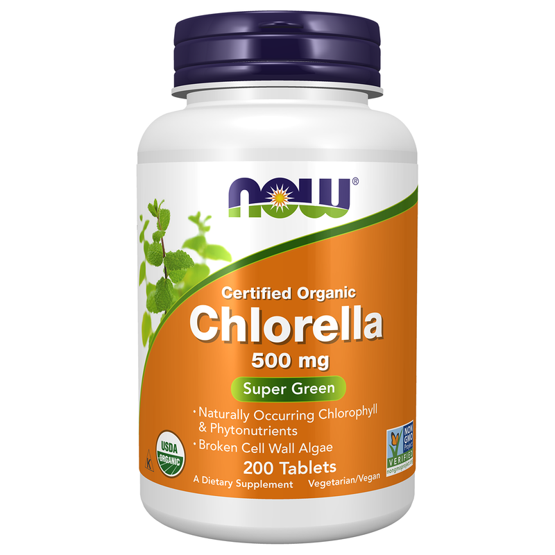 Organic Chlorella 500mg (200 Tablets)