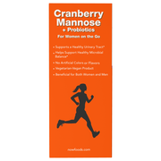Cranberry Mannose + Probiotics (24 Pack) - label information