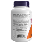 Mannose Cranberry (90 Capsules) - label information