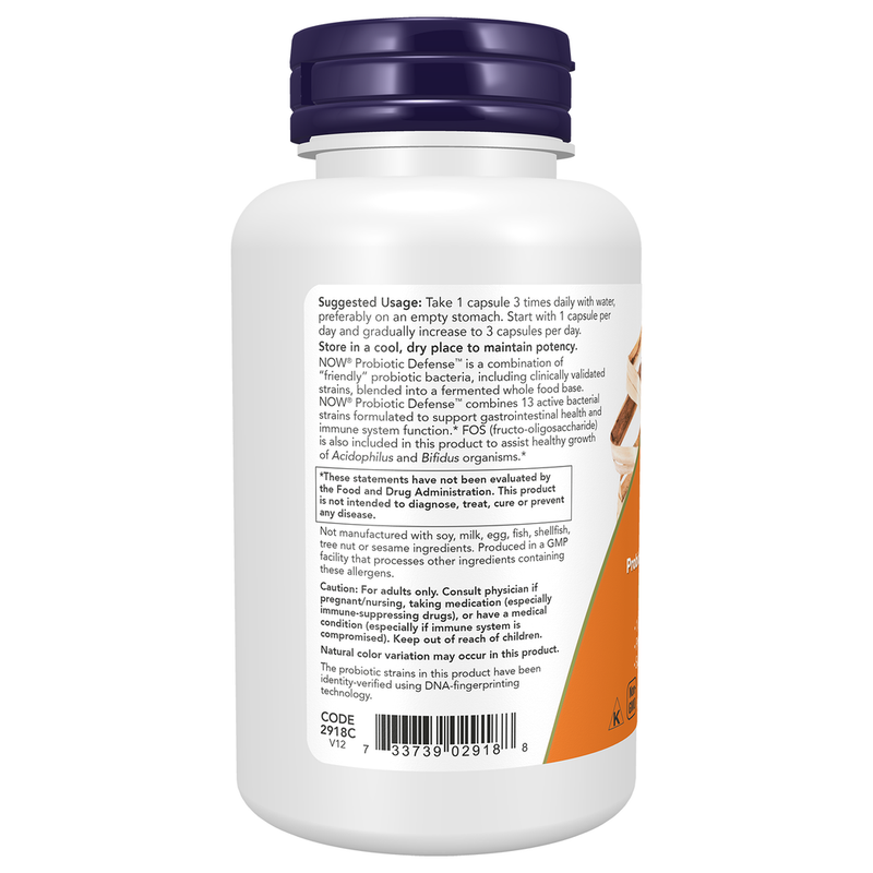 Probiotic Defense (90 Capsules) - left view