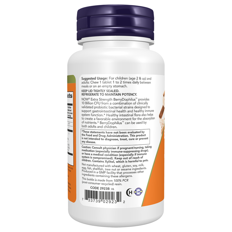 Berry Dophilus Extra Strength (50 Chewables) - left view