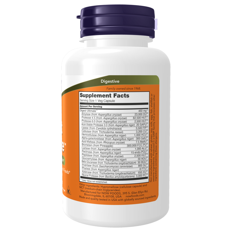 Digest Ultimate™ (120 Capsules) - supplement facts