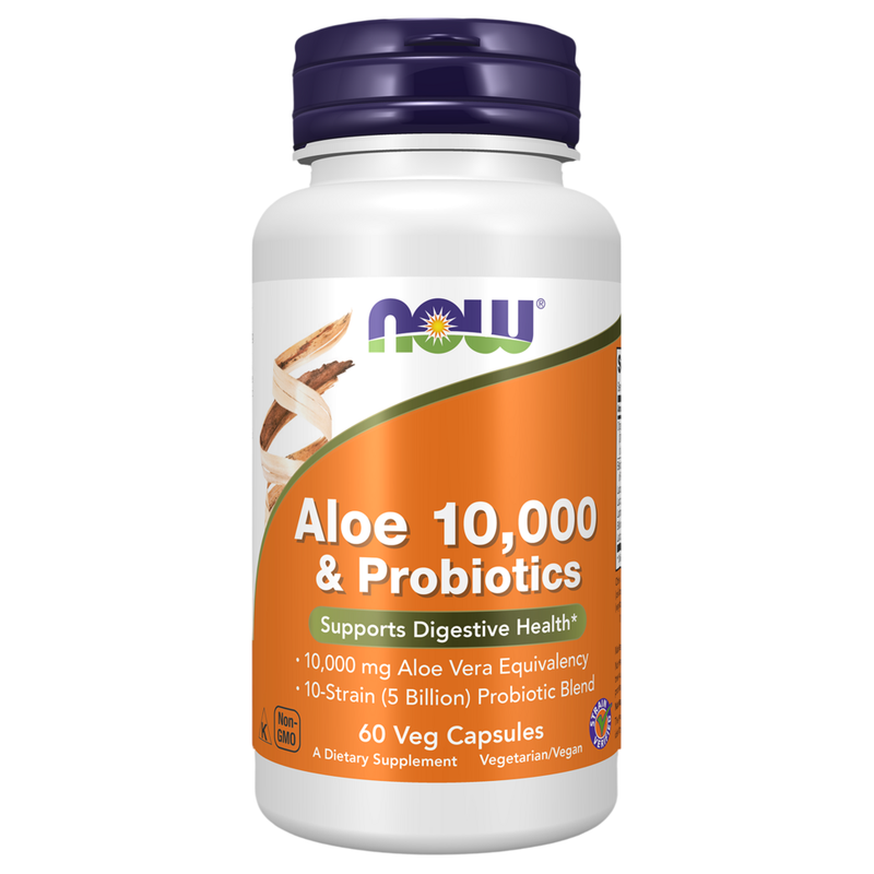 Aloe 10,000 & Probiotics (60 Capsules)