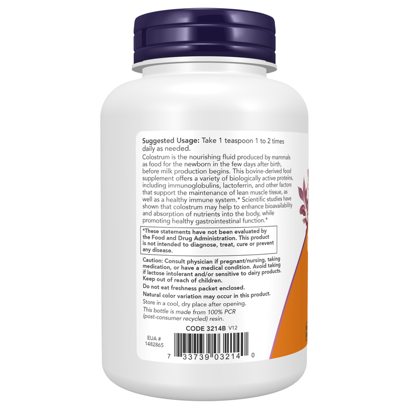 Colostrum 100% Pure Powder (85 g) - left view