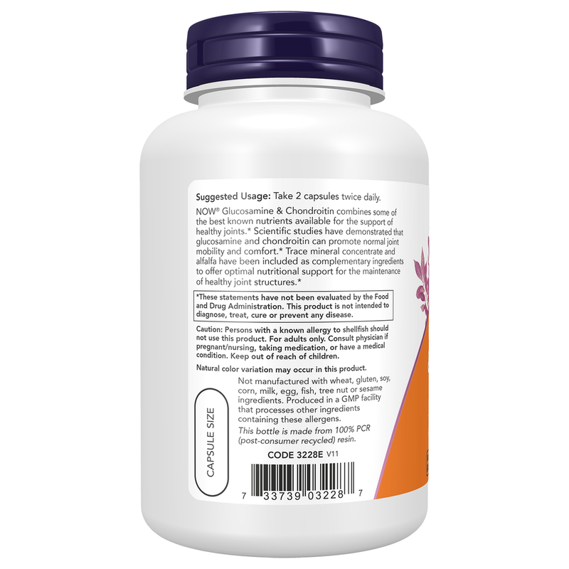 Glucosamine & Chondroitin (120 Capsules) - left view