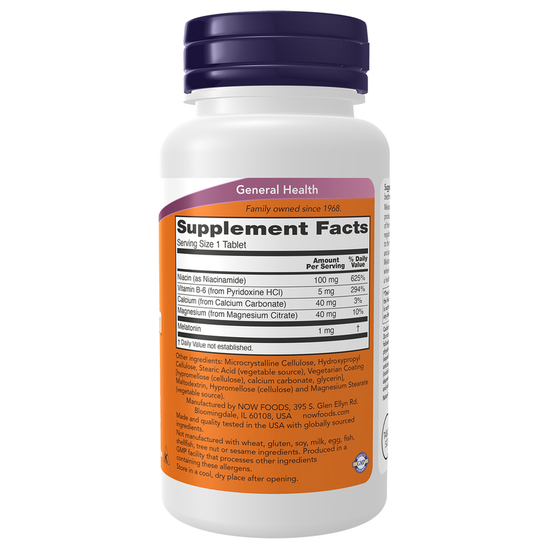 Melatonin 1mg (100 Tablets) - right view