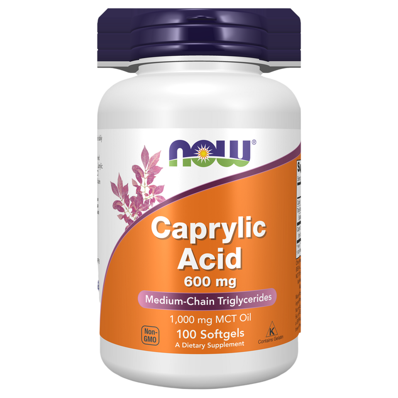 Caprylic Acid 600mg (100 Softgels)