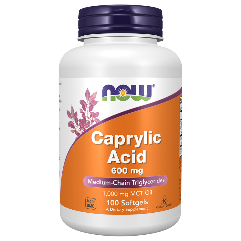 Caprylic Acid 600mg (100 Softgels)
