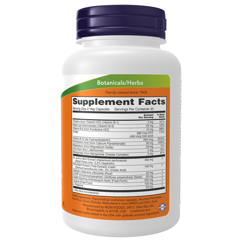 Mood Support w/ St. John's Wort (90 Capsules) - right view