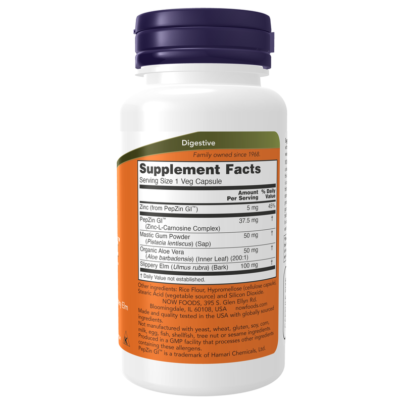 Gastro Comfort™ with PepZin GI™ (60 Capsules) - supplement facts