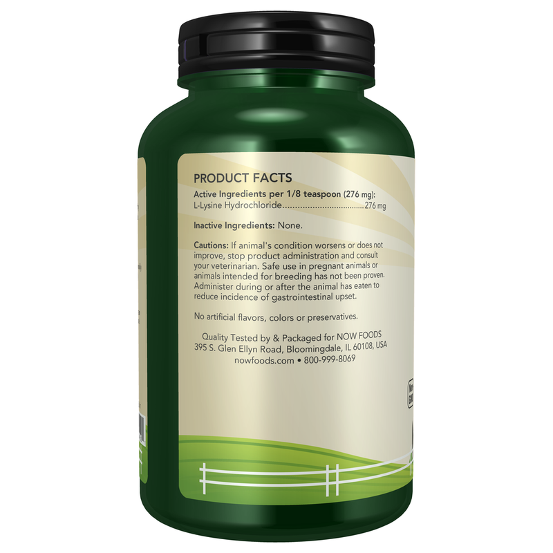 Pets L-Lysine Powder (8 oz) - left view