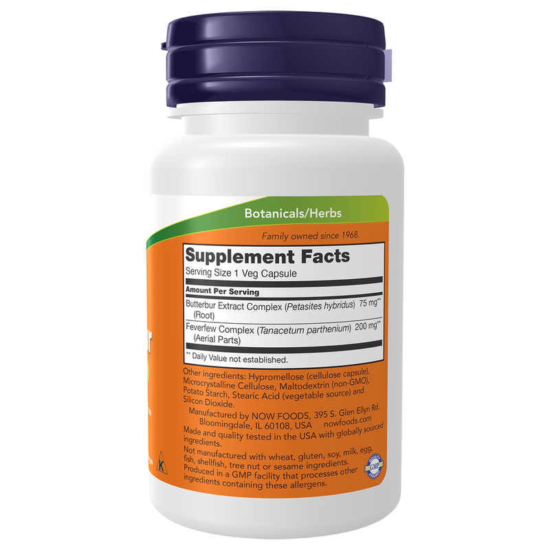 Butterbur 75mg (60 Capsules) - right view