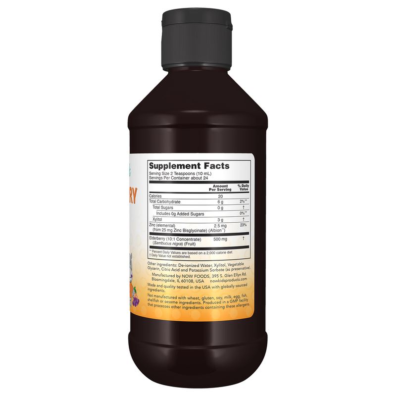 Elderberry Liquid for Kids (237 ml) - right view
