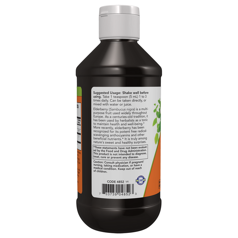 Elderberry Liquid (237 ml) - left view