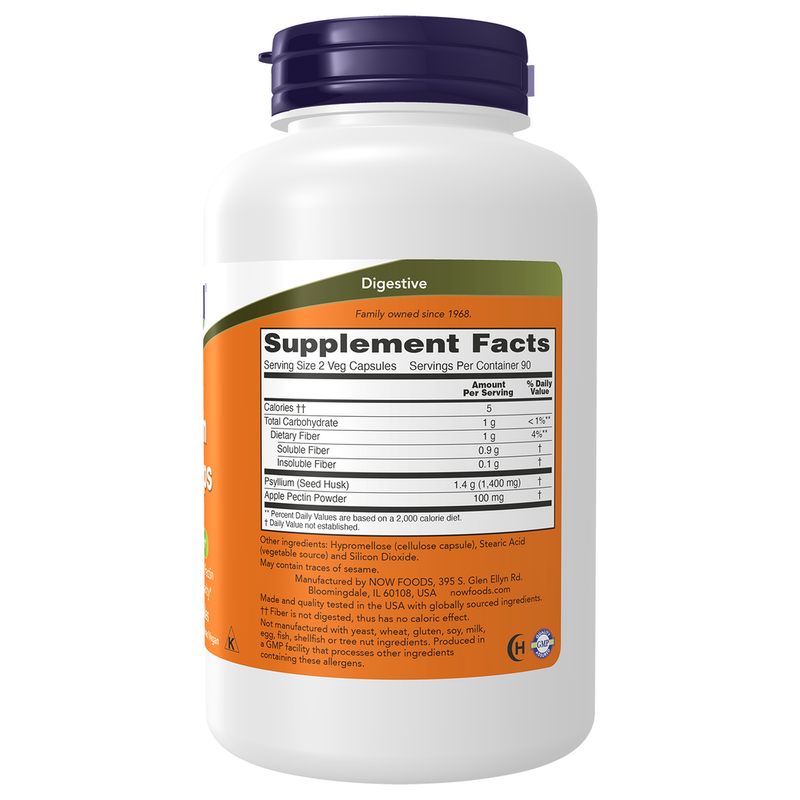 Psyllium Husk 700mg (180 Capsules) - right view