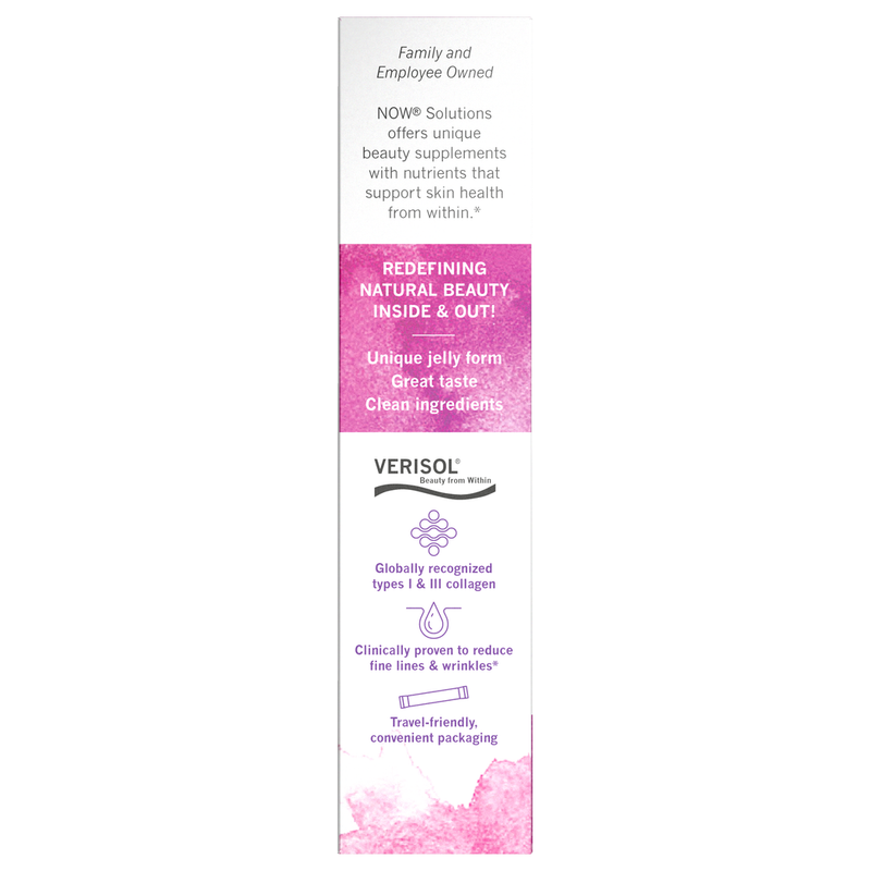 Collagen Jelly Beauty Complex, Sweet Plum (10 Packets) - left view