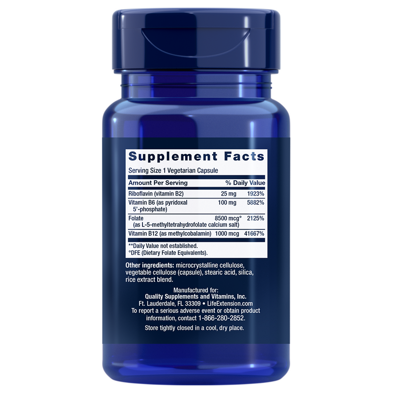 Homocysteine Resist (60 Capsules) - Supplement Facts