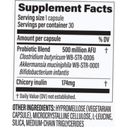 GLP-1 Probiotic Pro (30 Capsules) supplement facts