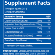 Hydro Pak - Keto - Stick Packs - Lemon Lime (30 Packets) supplement facts