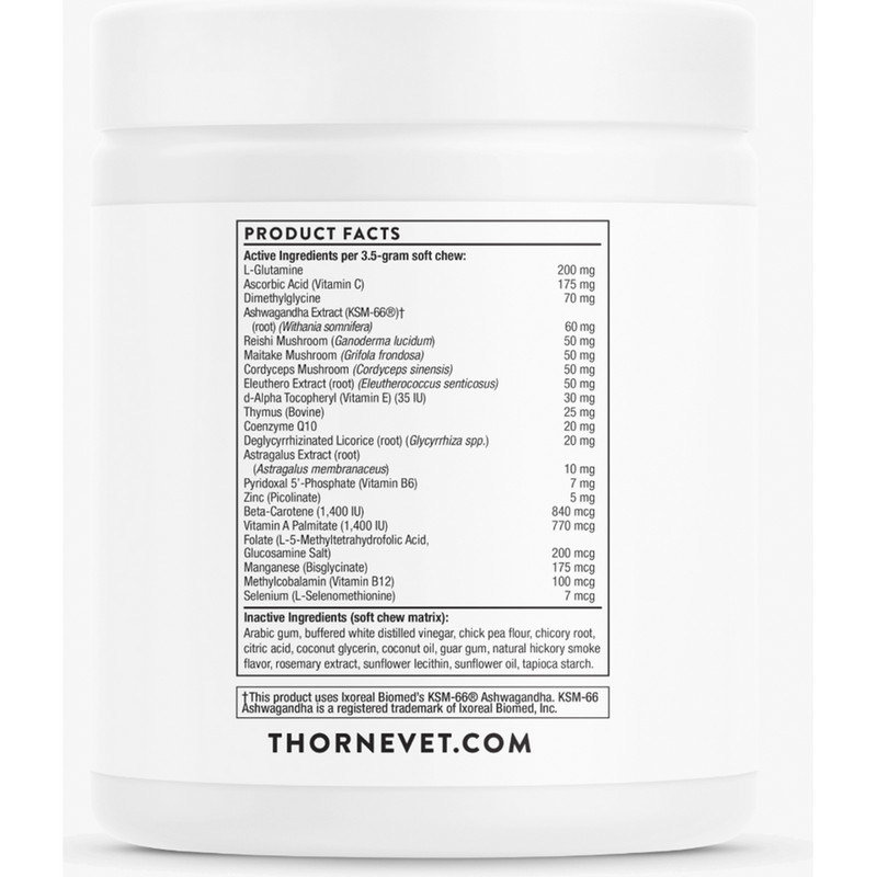 Immune Support Formula Powder (Formerly Immugen) supplement facts