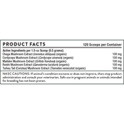 Mushroom Medley supplement facts