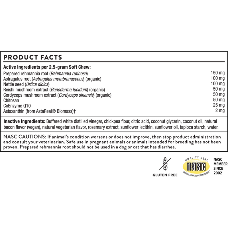 Kidney Support Formula supplement facts