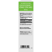 Gluconic DMG 250 mg (90 Chewable Tablets) supplement facts