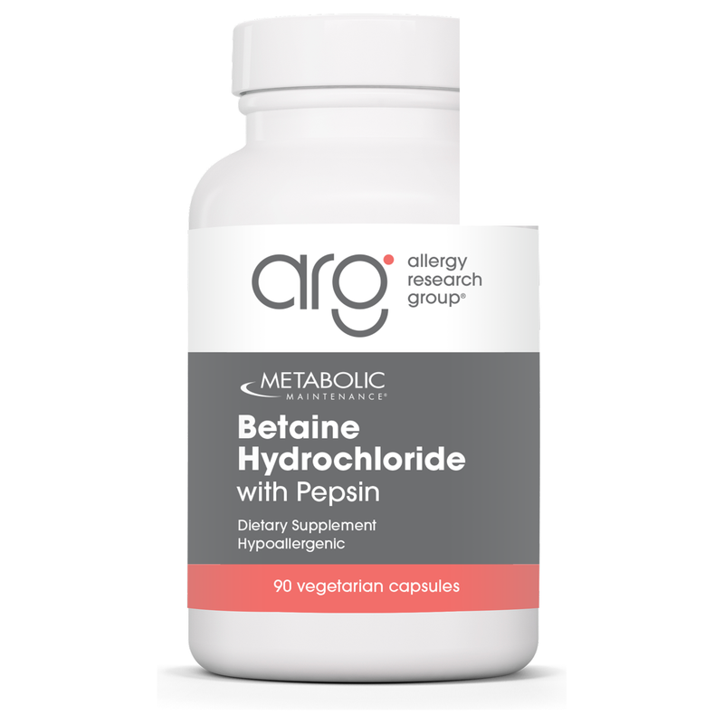 Betaine HCL w/Pepsin (100 Capsules)