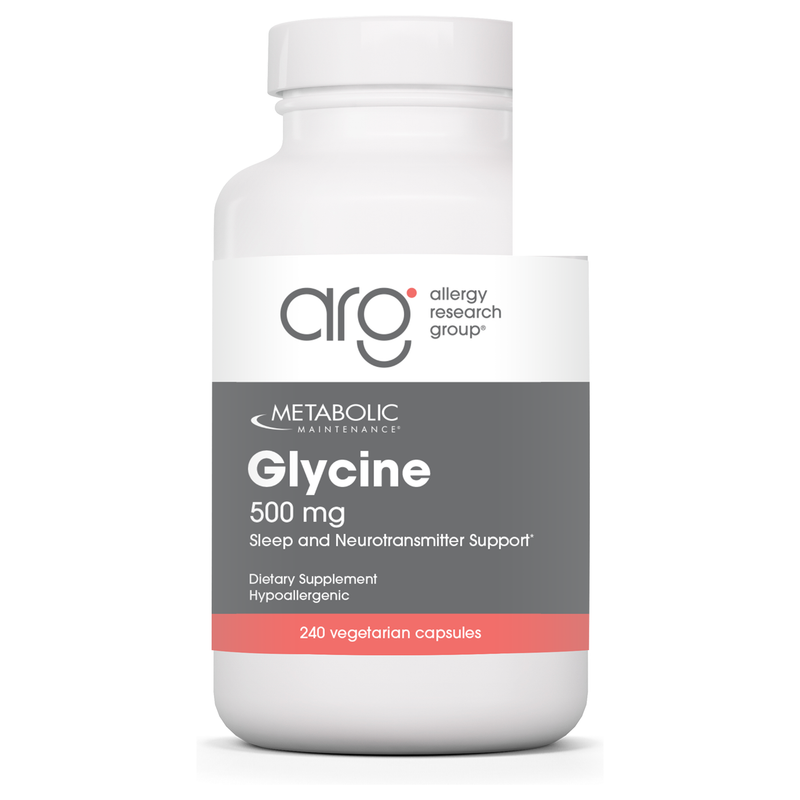 Glycine 500mg (240 Capsules)