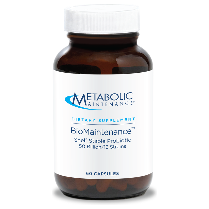 BioMaintenance™ Shelf Stable Probiotic 50 billion 12 Strains (60 Capsules)