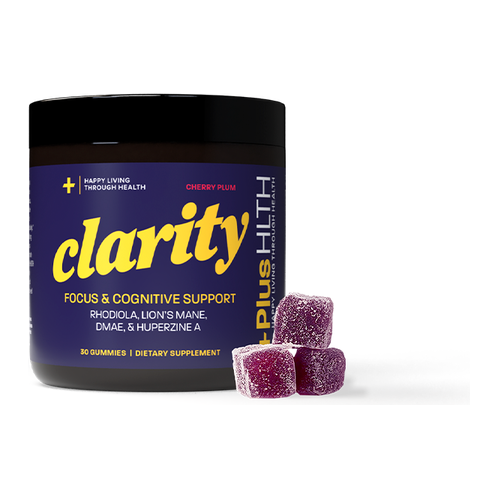 +PlusHLTH Clarity Gummies (Cherry Plum) (30 Gummies)