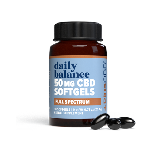 +PlusCBD Daily Balance Softgels (50 mg)