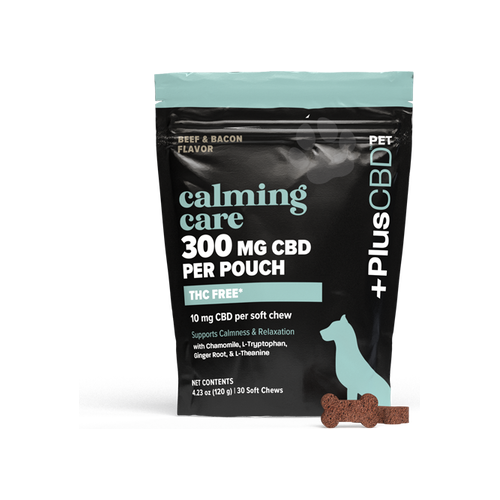 +PlusCBD Pet Calming Care Soft Chews (10 mg CBD) (Beef & Bacon)