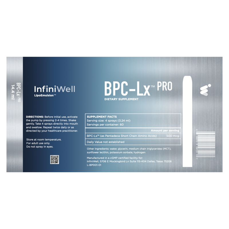 BPC-Lx™ Pro (15 ml) label