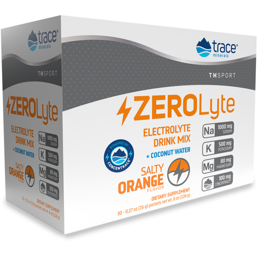 ZeroLyte (30 Packets)-Vitamins & Supplements-Trace Minerals-Salty Orange-Pine Street Clinic