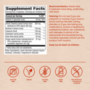 Leg Veins (60 Capsules) — Supplement Facts