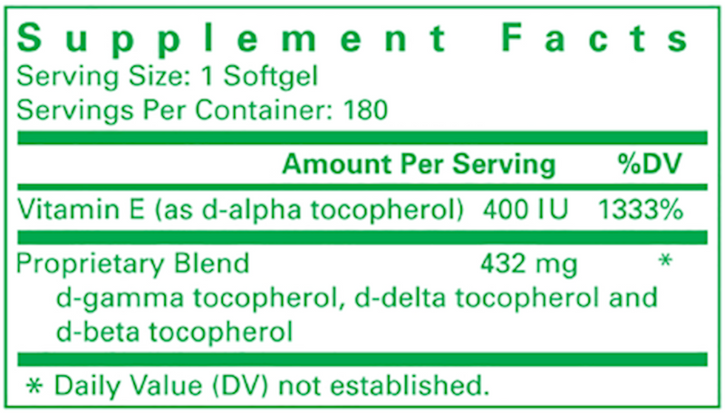 Unique E Tocopherols