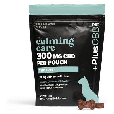 +PlusCBD Pet Calming Care Soft Chews (10 mg CBD) (Beef & Bacon)