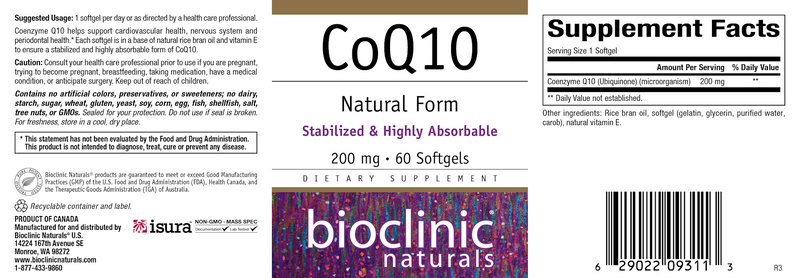 CoQ10 (200 mg) (60 Softgels)