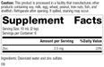 8360 Zinc Test R08 Supplement Facts