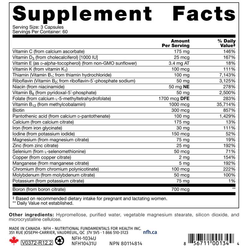 Pre Natal SAP (180 Capsules)