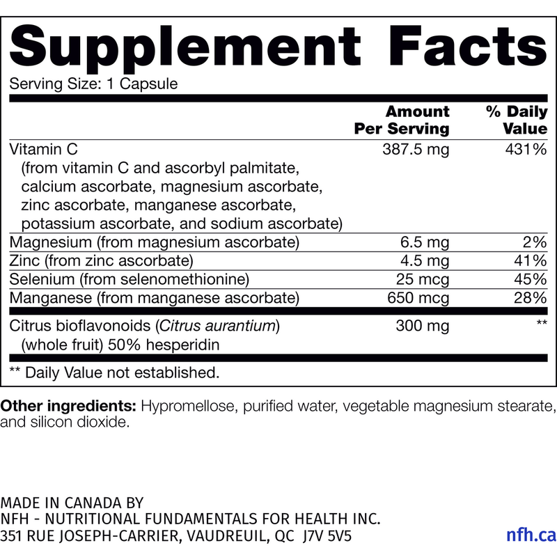 Ascorbates SAP (180 Capsules)