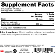 ALA R+ SAP (90 Capsules)