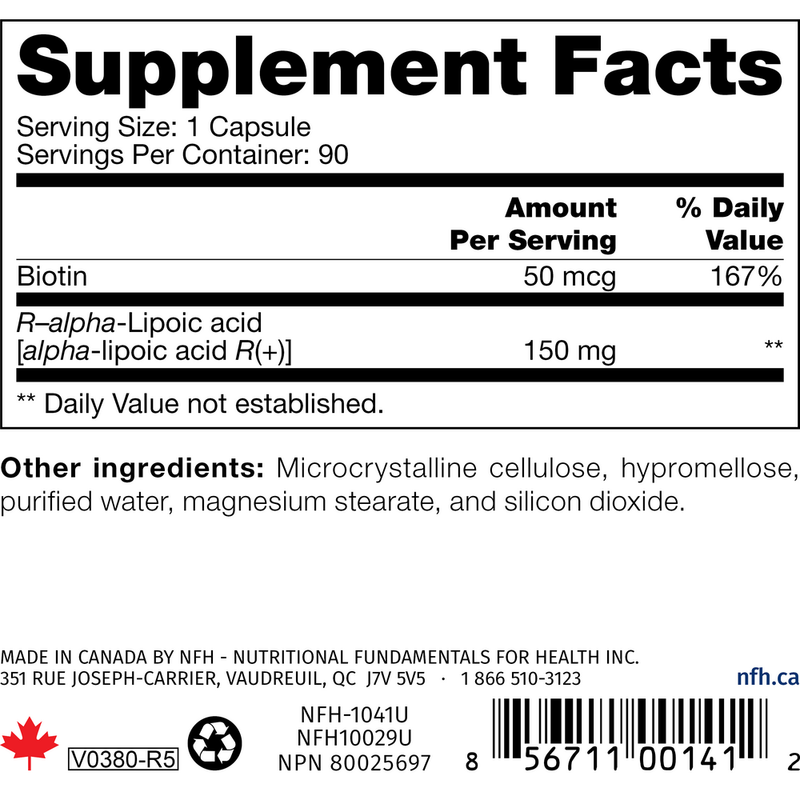 ALA R+ SAP (90 Capsules)