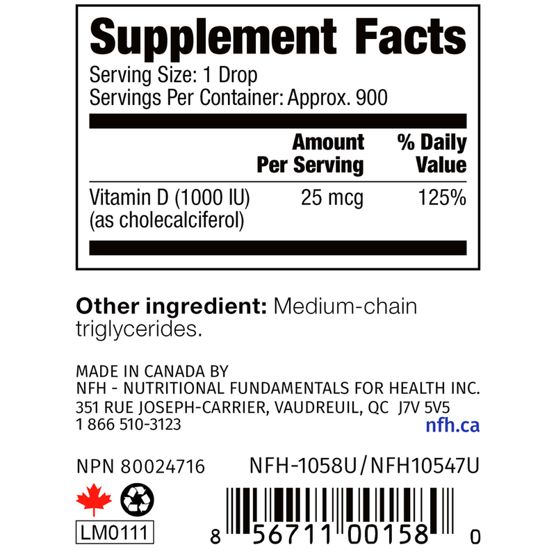Vitamin D3 SAP (1000 IU)