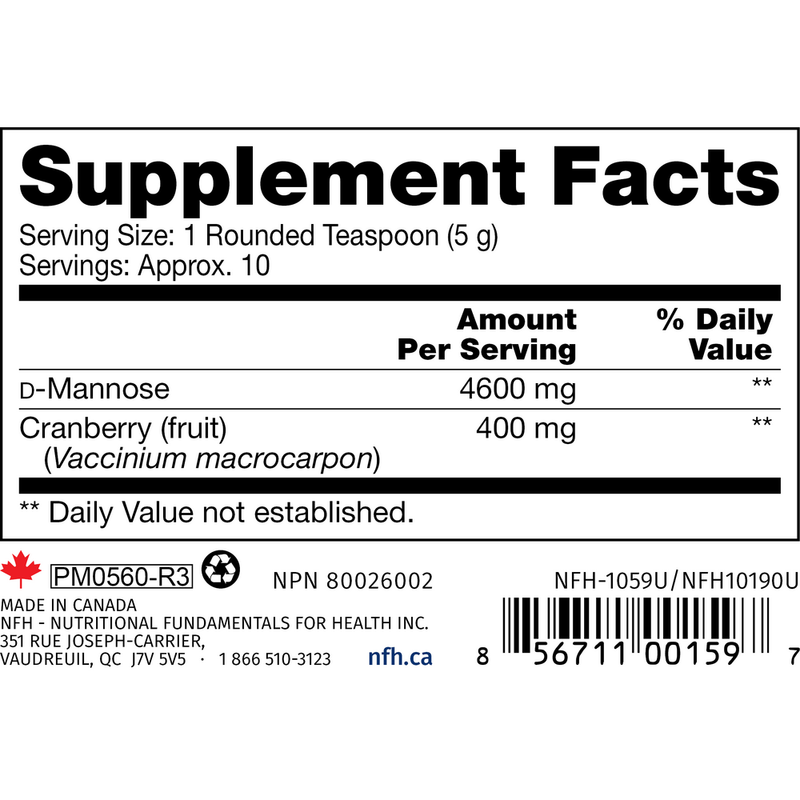 D-Mannose SAP (50 Grams Powder)