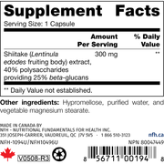 Shiitake SAP (60 Capsules)