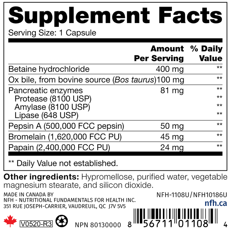 Digestive Enzymes SAP (90 Capsules)
