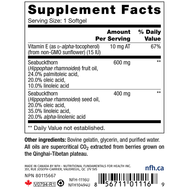 Seabuckthorn SAP (30 Softgels)