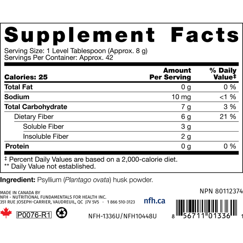 Psyllium SAP (340 Grams Powder)